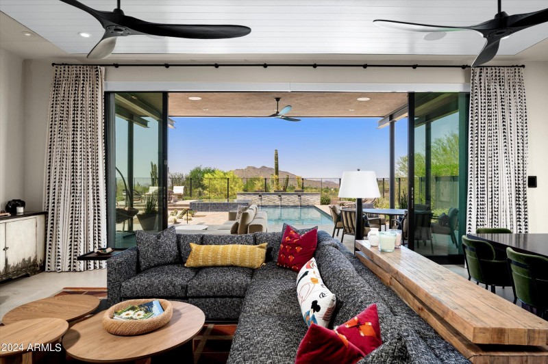 Great room views to patio