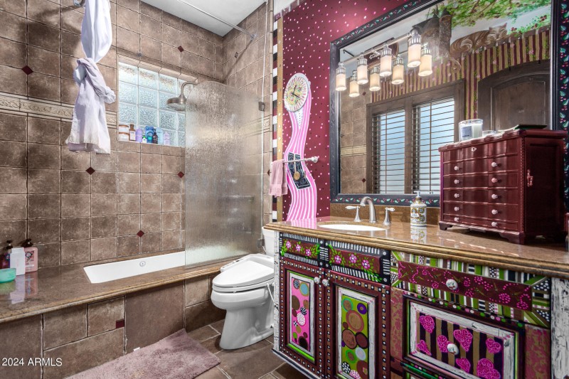 On suite bathroom