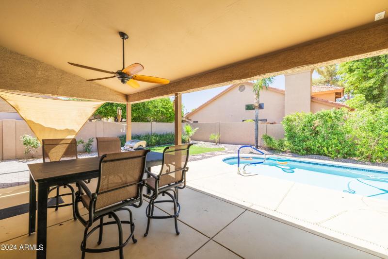 Extended covered patio