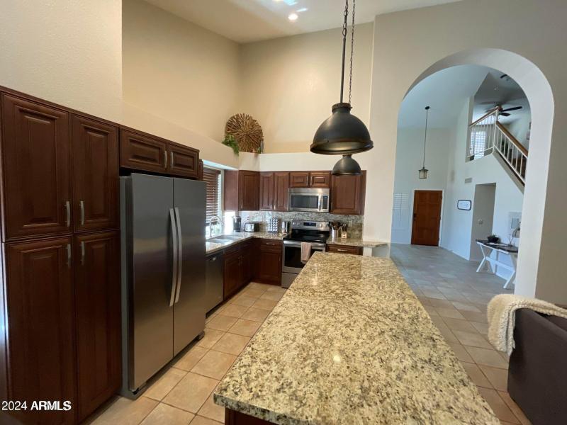 High vaulted ceilings