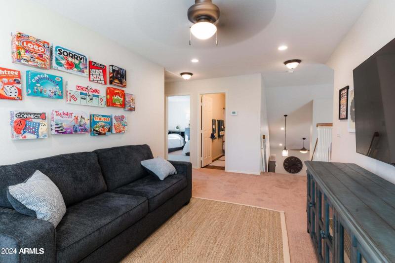 Loft next to bedrooms upstairs