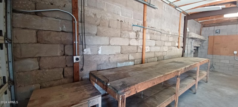 shelves in garage