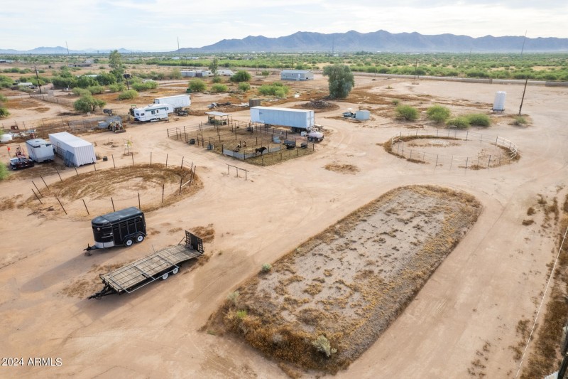 Aerial View All Corrals