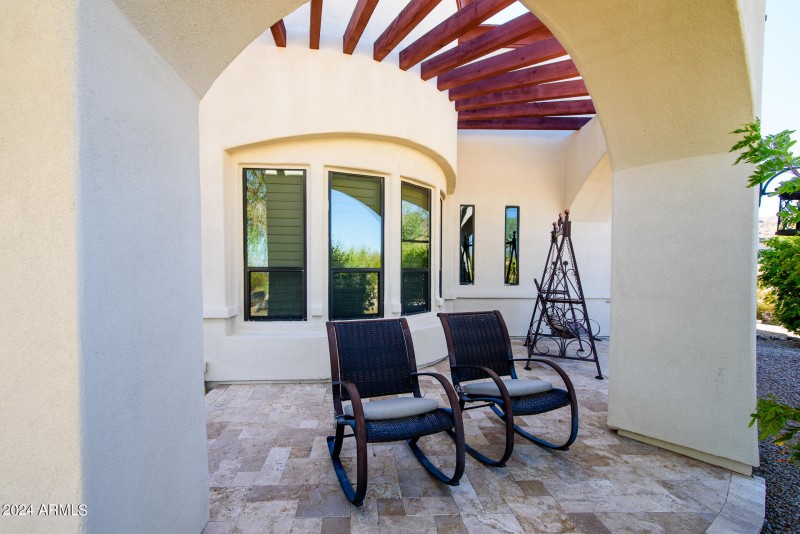 Partially Covered Front Patio