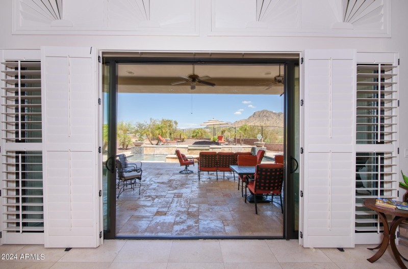Large 16' Sliders To Outside Patio