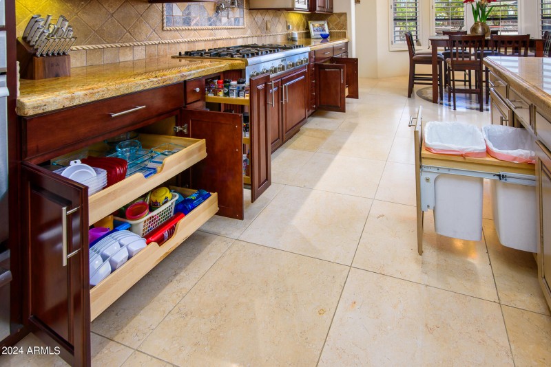 Custom Cabinets With Pull Out Drawers