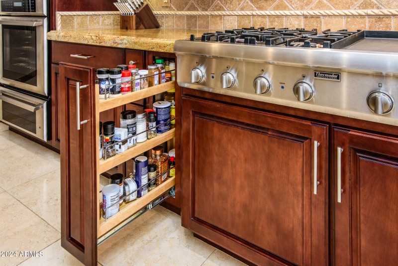 Built-In Spice Rack