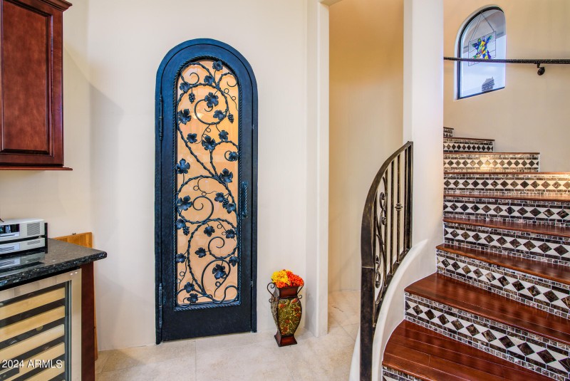 Hardwood Steps With Custom Tile Facing