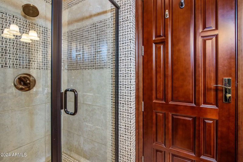 Walk-In Tiled Shower