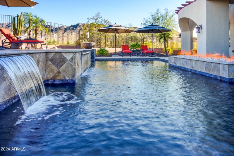 Saltwater Pool With 10' Firepit