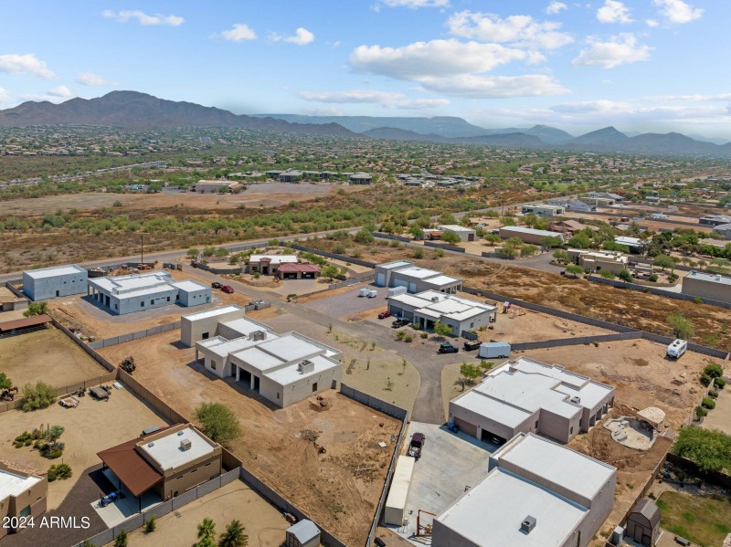 Aerial looking North