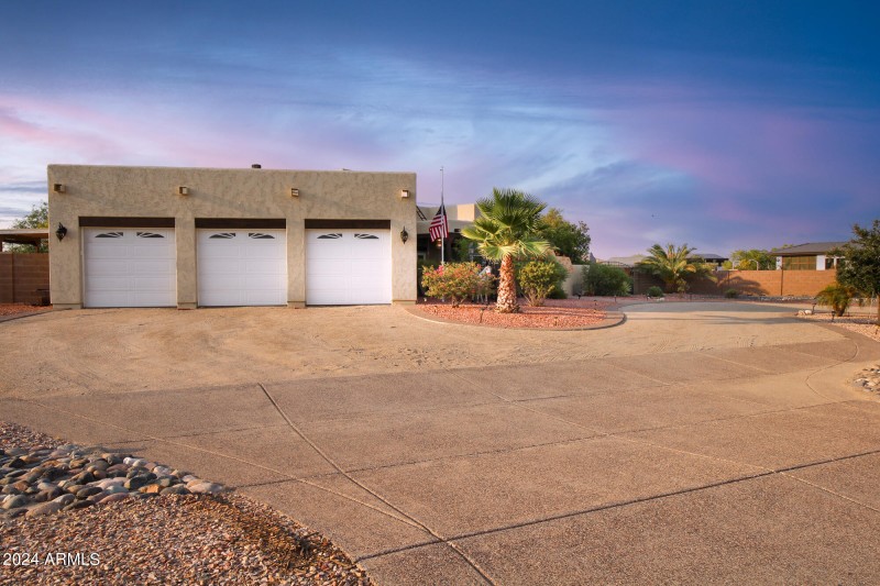 3 Car Extended Garage
