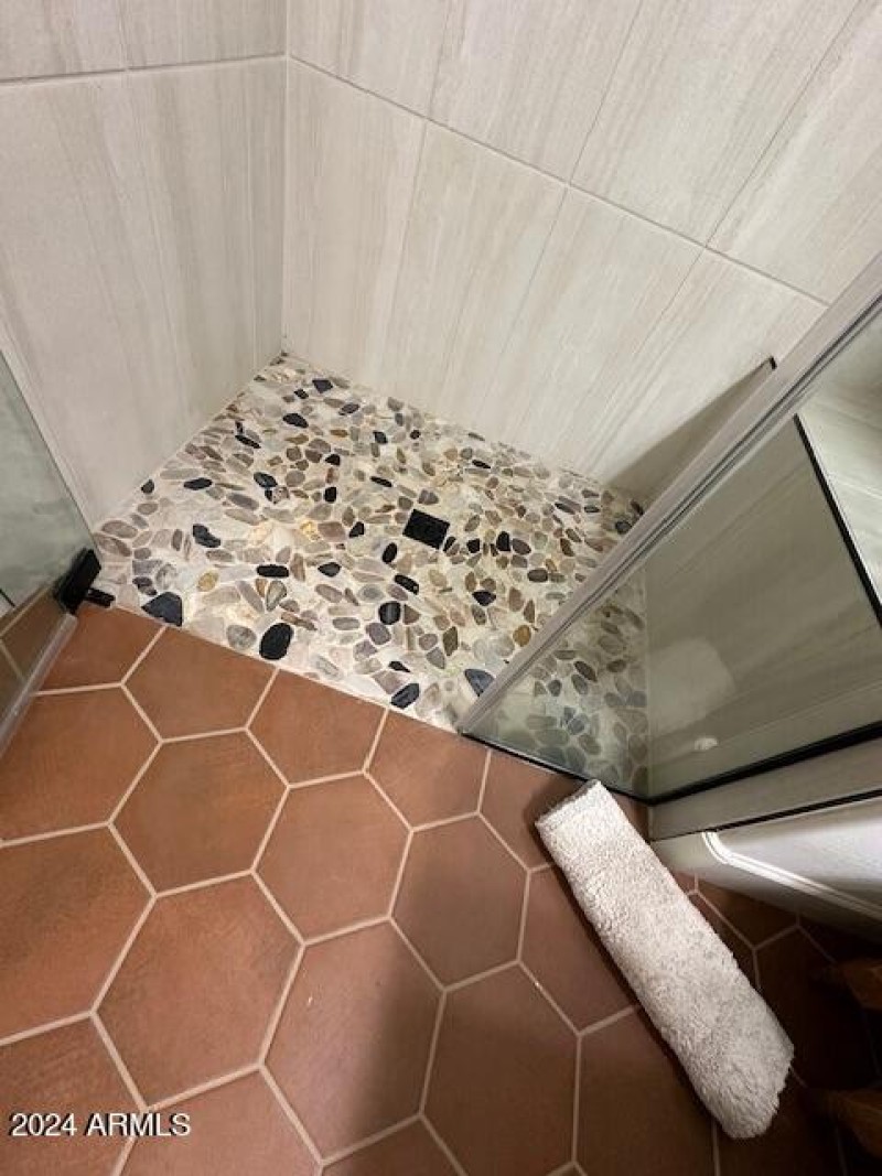 Master BA custom Shower Floor