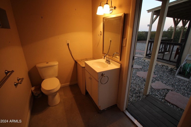 Outdoor Bathroom next to Casita