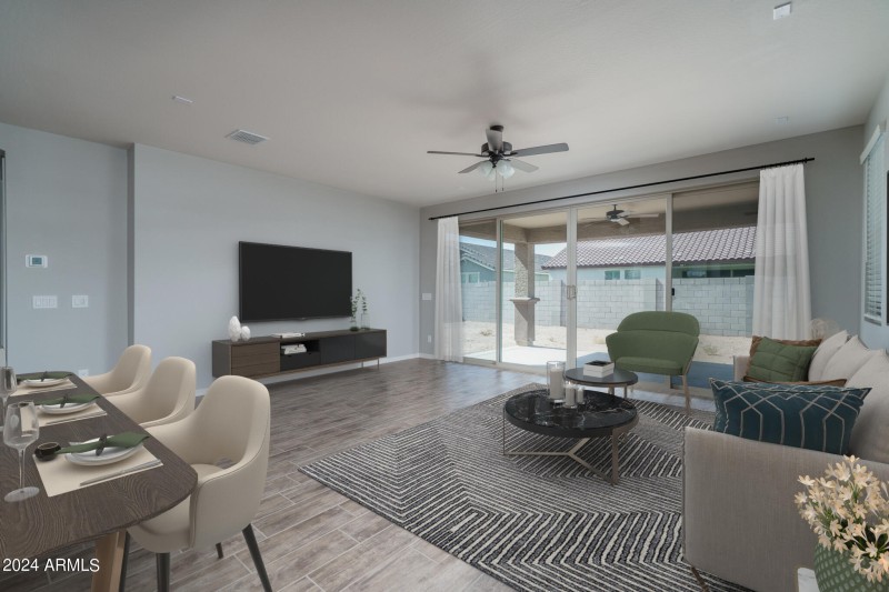 6A) DINING TO GREAT ROOM