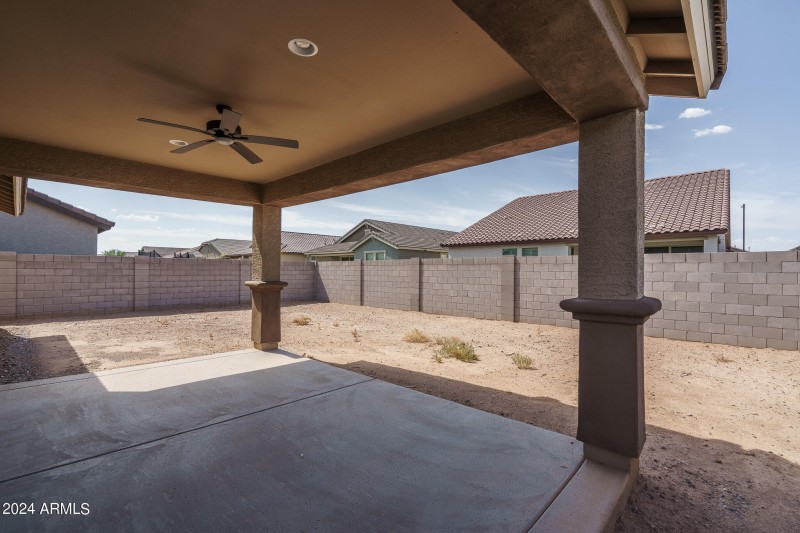 21) BACK PATIO