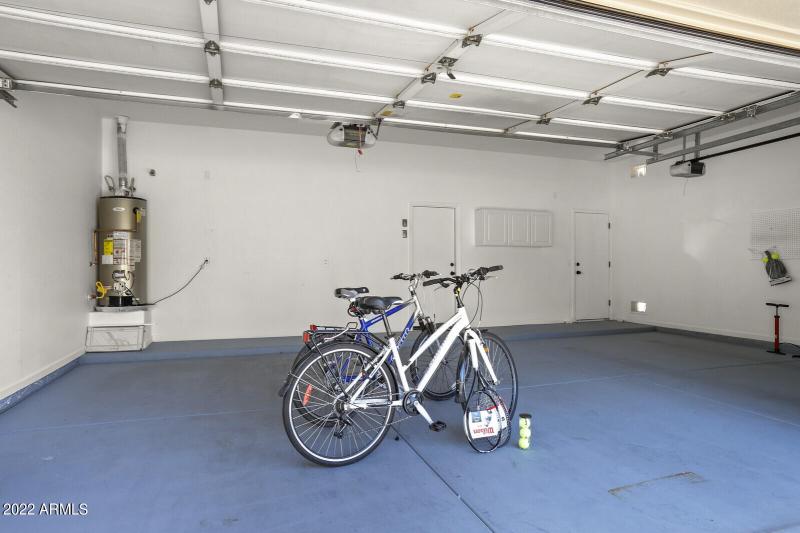 Spacious 2 car garage