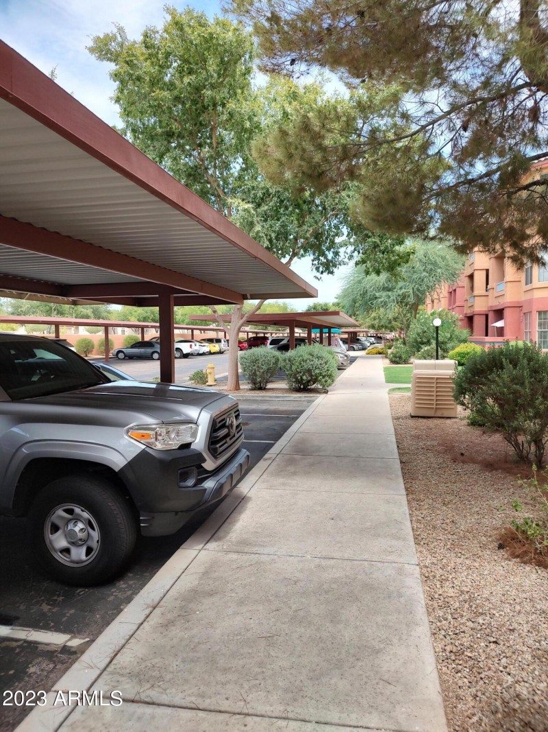 Parking covered