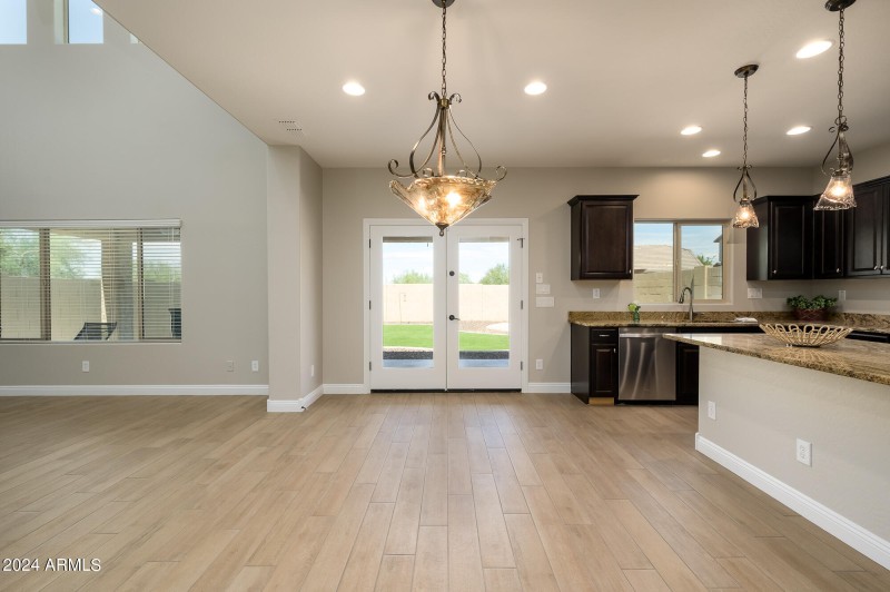 View of back patio door