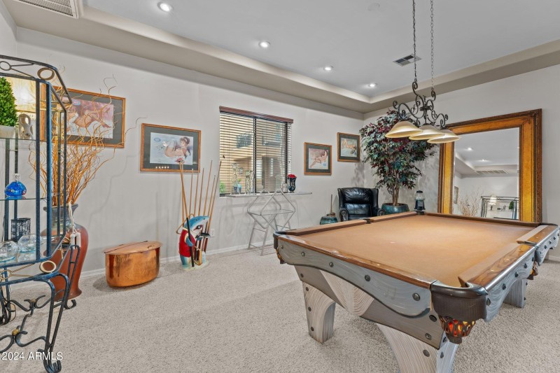 Entertaining Area-pool table