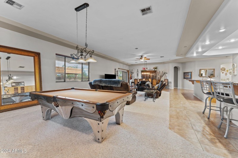 Pool Table near bar