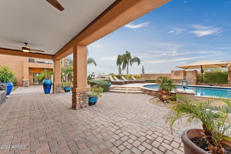 Large Covered Patio