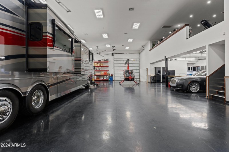 Inside Garage