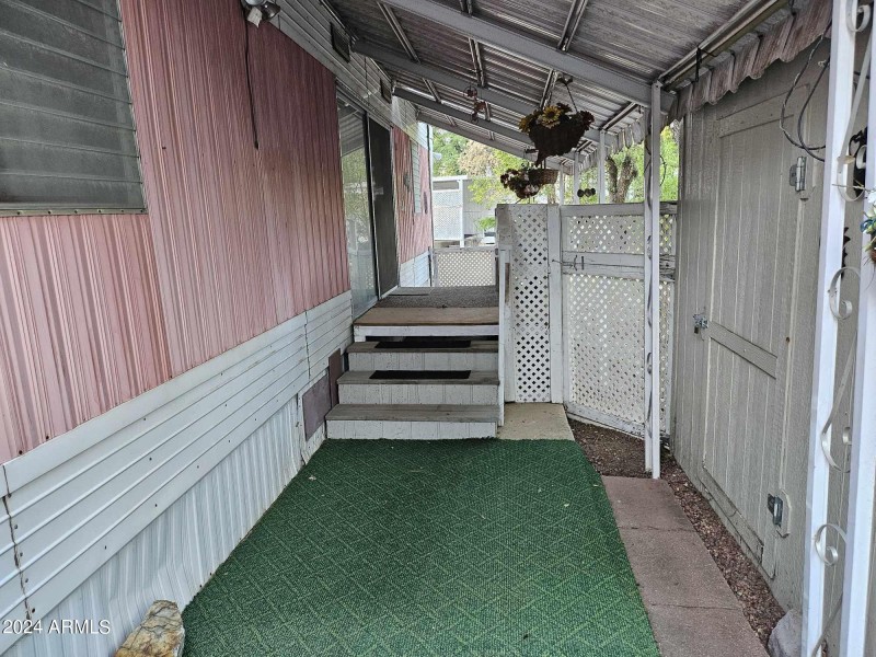 Covered patio