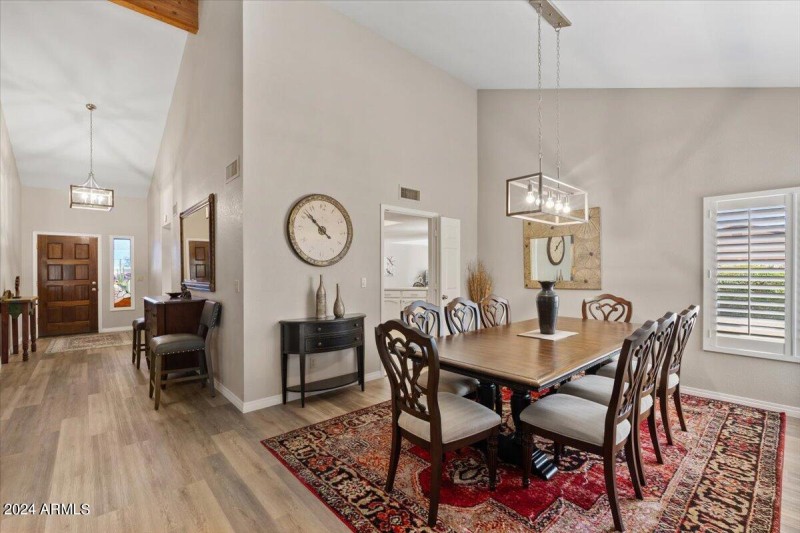 Dining Room to Front Door