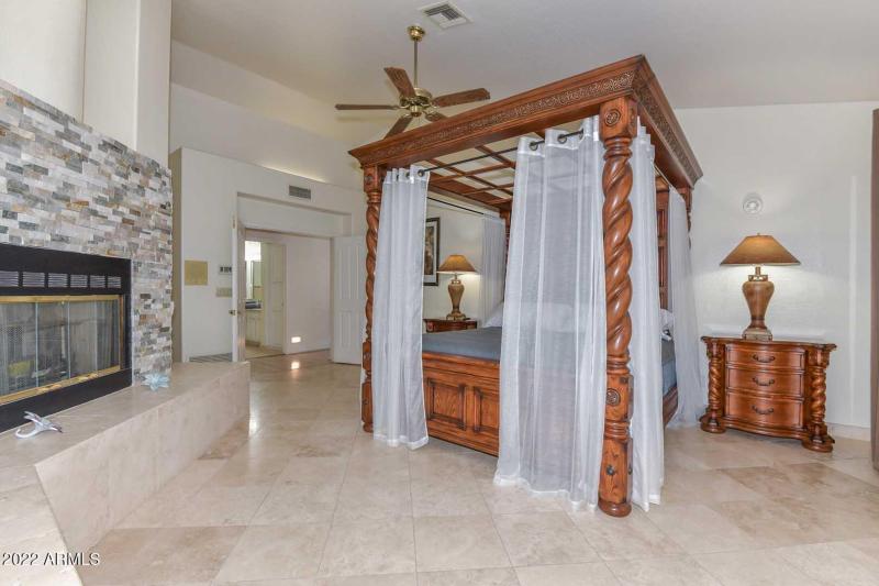 Master Bedroom-Fireplace