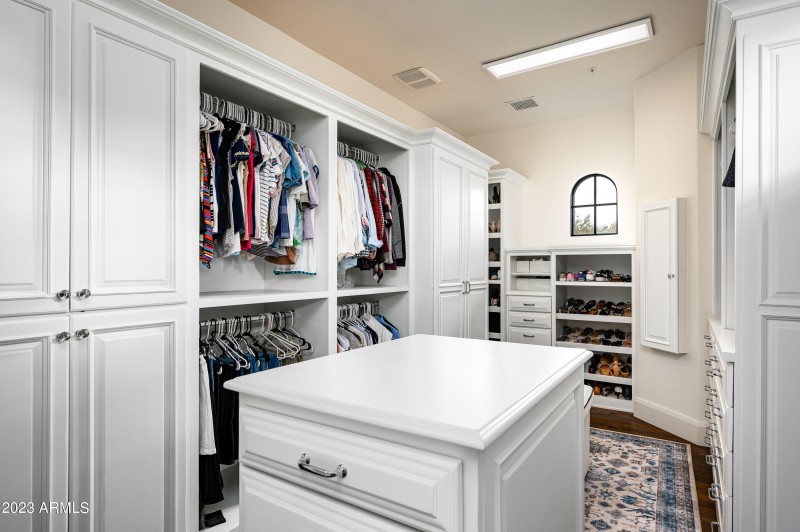 Primary closet