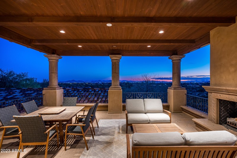 Upper patio view