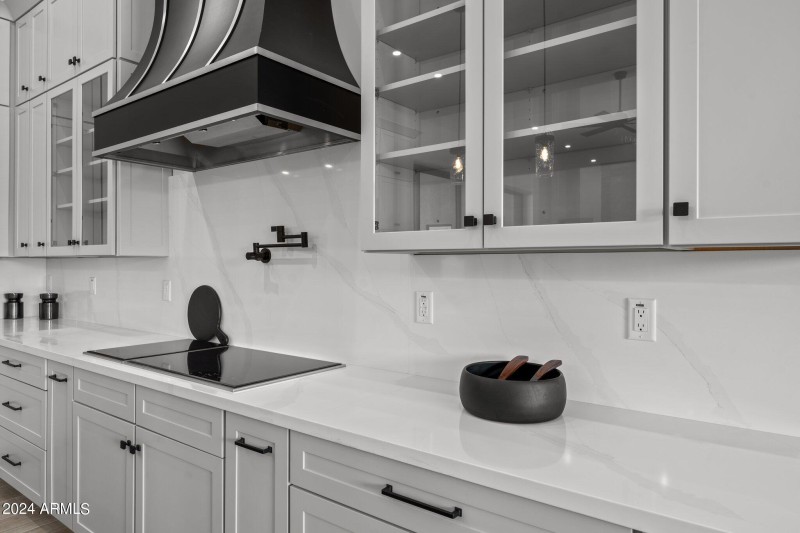 Custom hood and pot filler