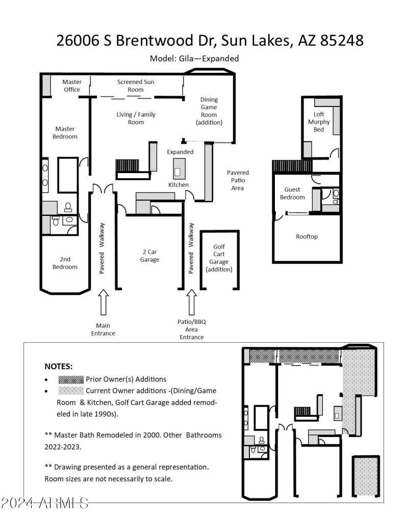 26006 S Brentwood Dr, Sun Lakes Floorpla