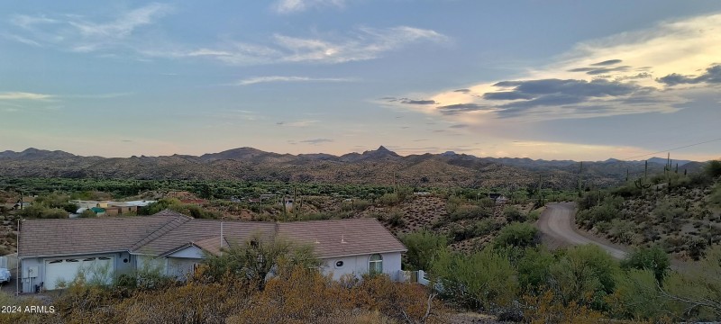 Top of lot view to west