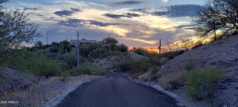 Partially Paved Mockingbird rd