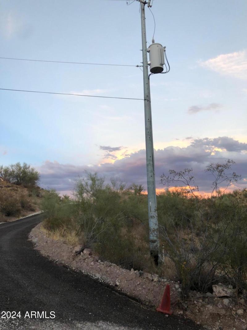 Power Pole on Property