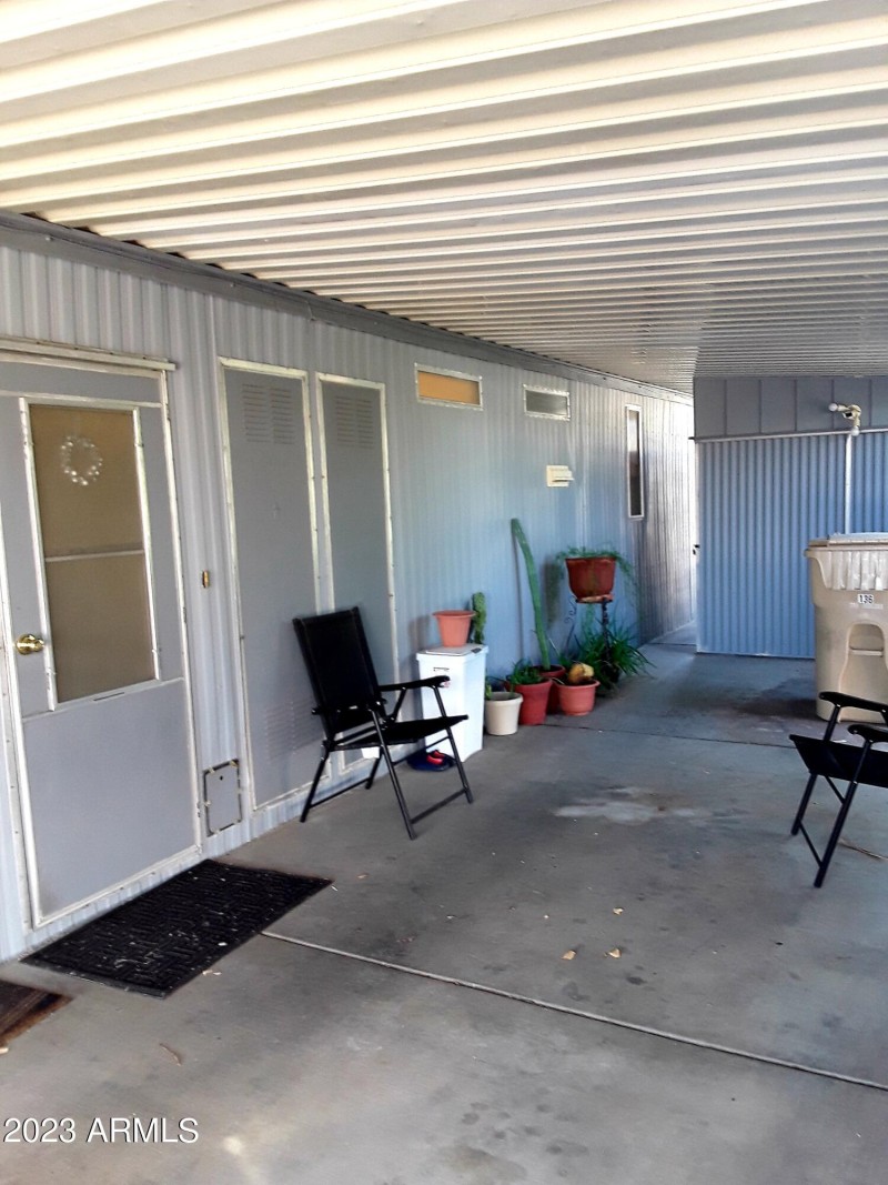 Carport Entrance