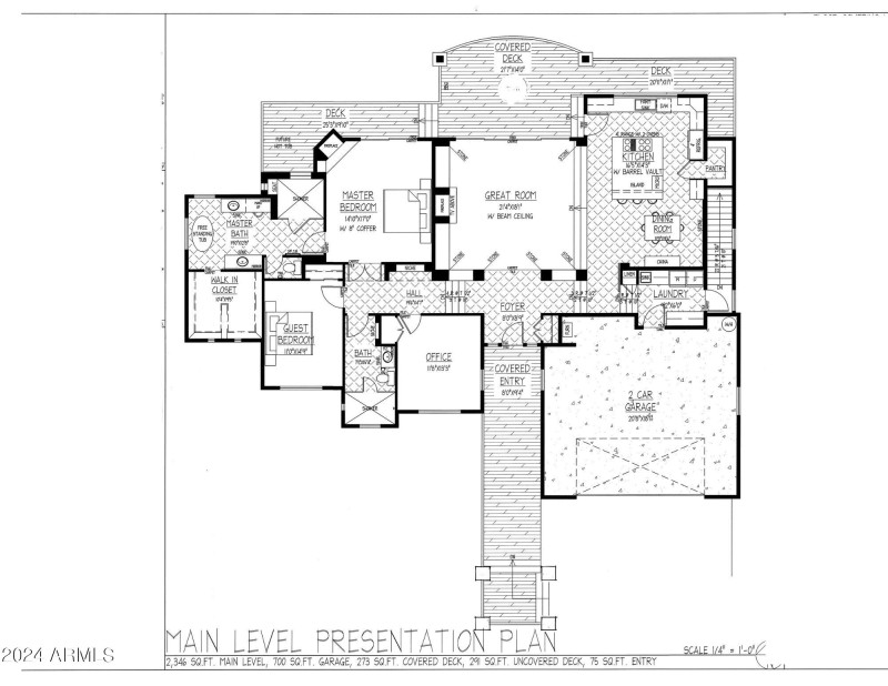 Floor Plan Main Lvl 942 Rough Diamond