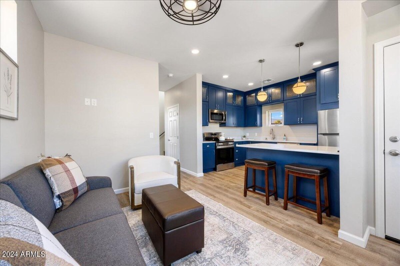Open Living + Kitchen
