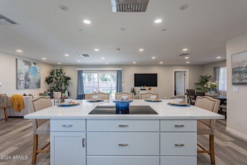 Kitchen and great room