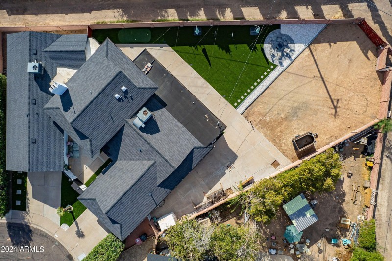 Aerial View - HUGE Backyard