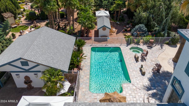 Pool, spa, and Pool House