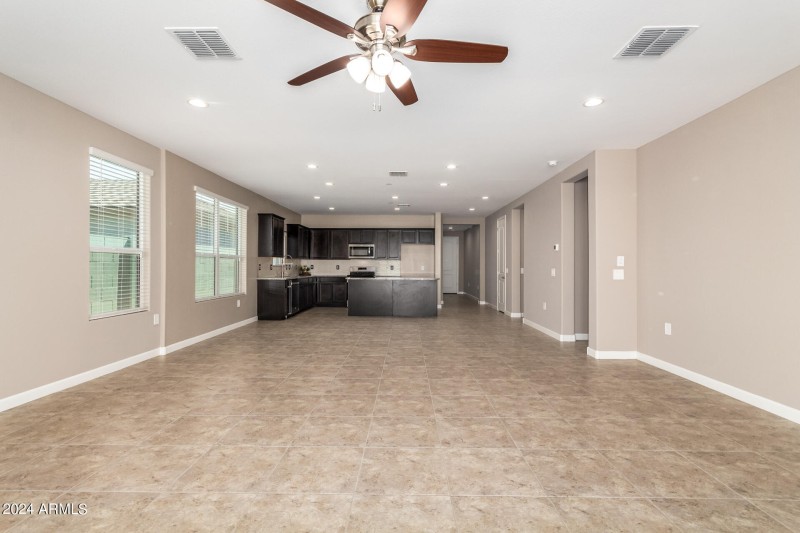 Extended Tile Floors in Main Areas