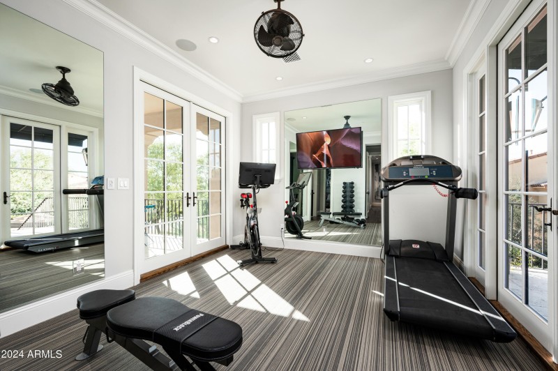 Upper Level Private Gym