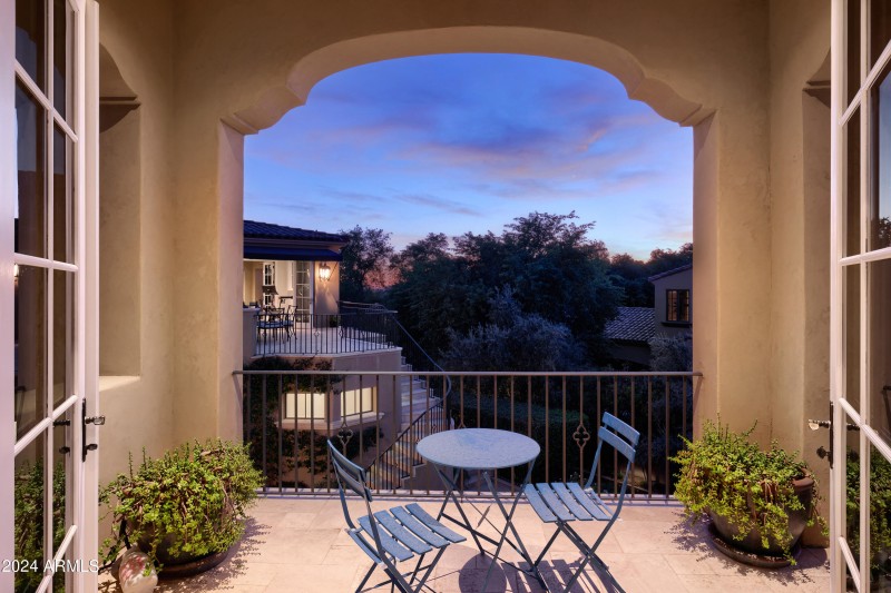 Upper Lounge Patio Evening