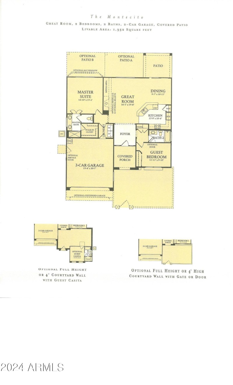 Montecito Floorplan Corte Bella
