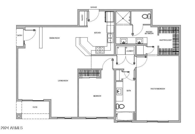 2br Floorplan