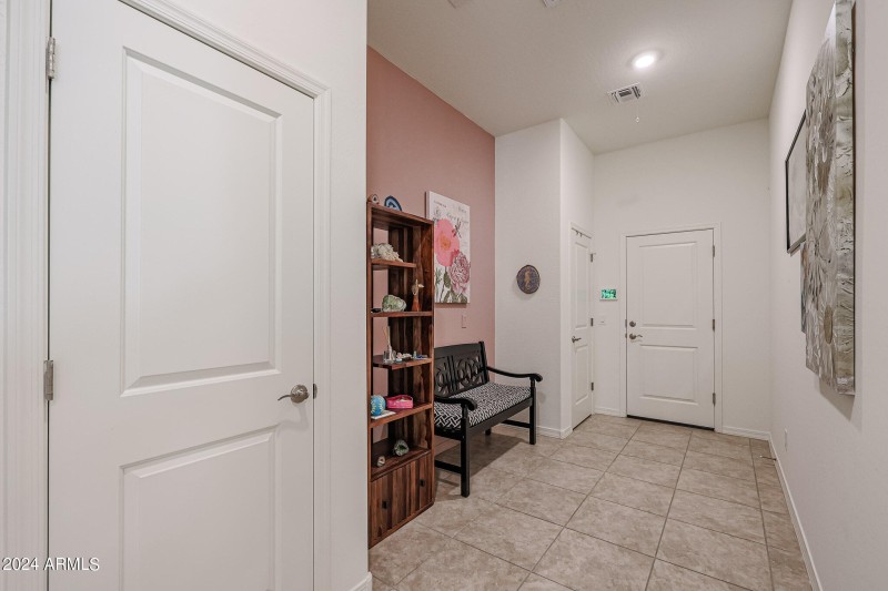 Hallway to Garage Hobby Room