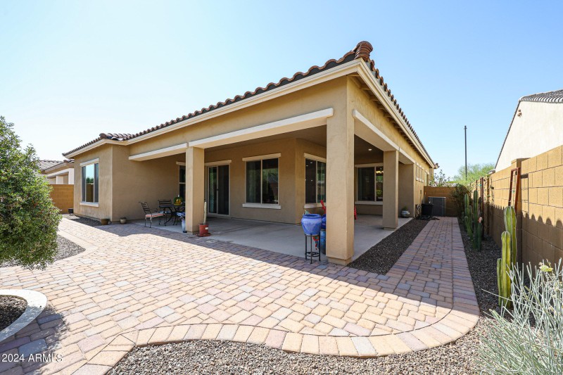 Extended Paver Seating Area and Pathway